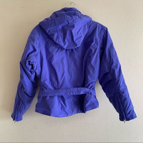 🍄 Obermeyer 1947 Northern Lights Blue Periwinkle Puffer Ski/Snowboard Coat - Picture 10 of 13